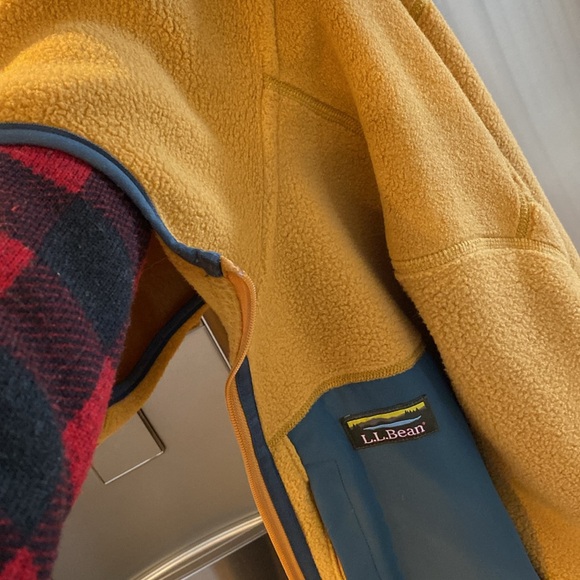 L.L. Bean Mountain Classic Fleece Hoodie Zip Jacket Medium 513786 - Picture 16 of 16